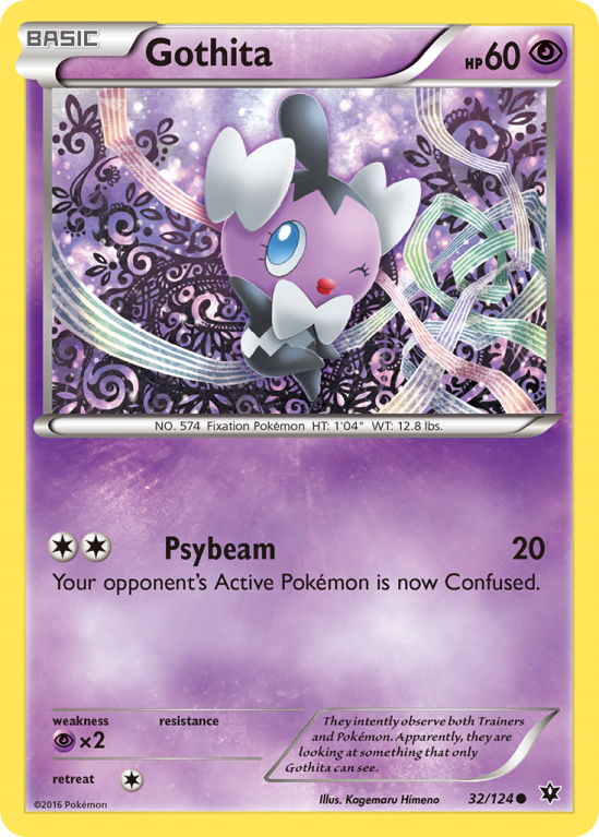 Gothita 32/124 XY Fates Collide