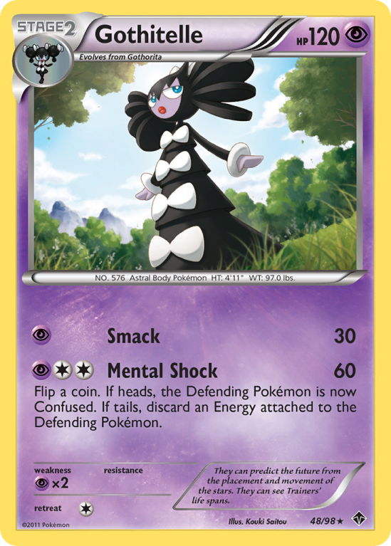Gothitelle 48/98 Black & White Emerging Powers