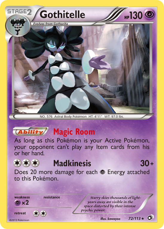 Gothitelle 72/113 Black & White Legendary Treasures
