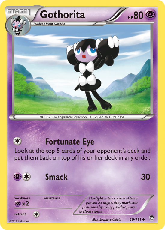 Gothorita 40/111 XY Furious Fists