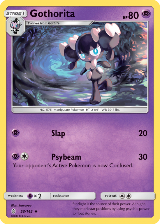 Gothorita 53/145 Sun & Moon Guardians Rising