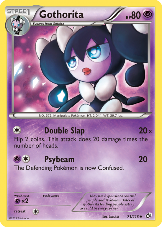 Gothorita 71/113 Black & White Legendary Treasures