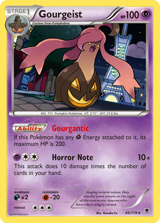 Gourgeist 45/119 XY Phantom Forces