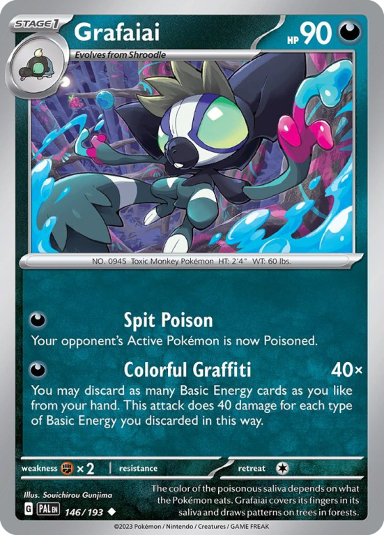 Grafaiai 146/193 Scarlet & Violet Paldea Evolved