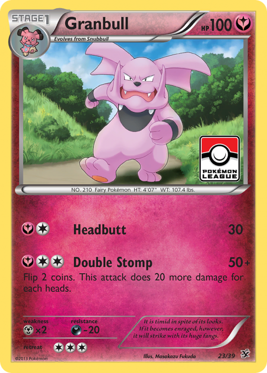 Granbull 23/39 XY Kalos Starter Set