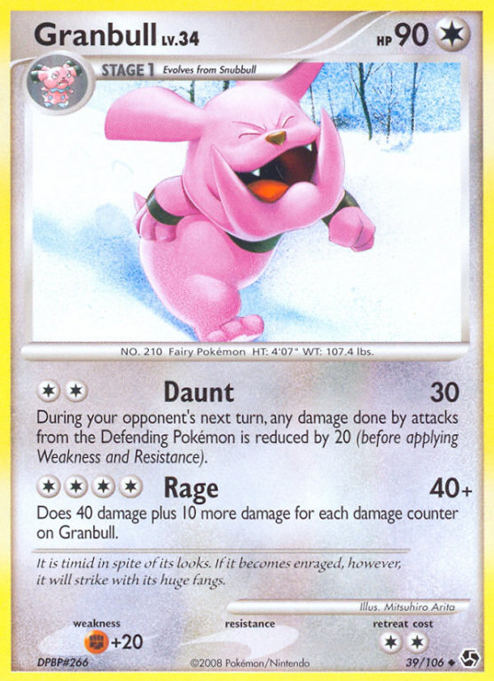 Granbull 39/106 Diamond & Pearl Great Encounters