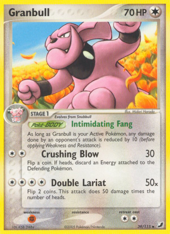 Granbull 39/115 EX Unseen Forces