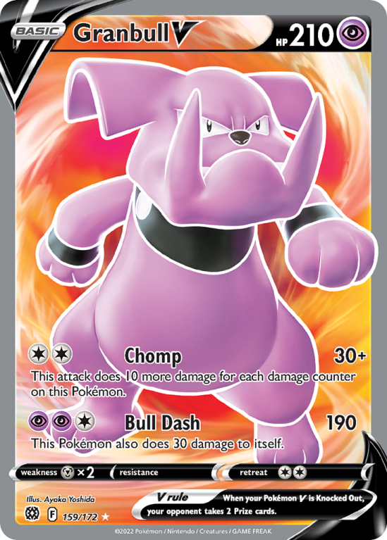 Granbull V 159/172 Sword & Shield Brilliant Stars