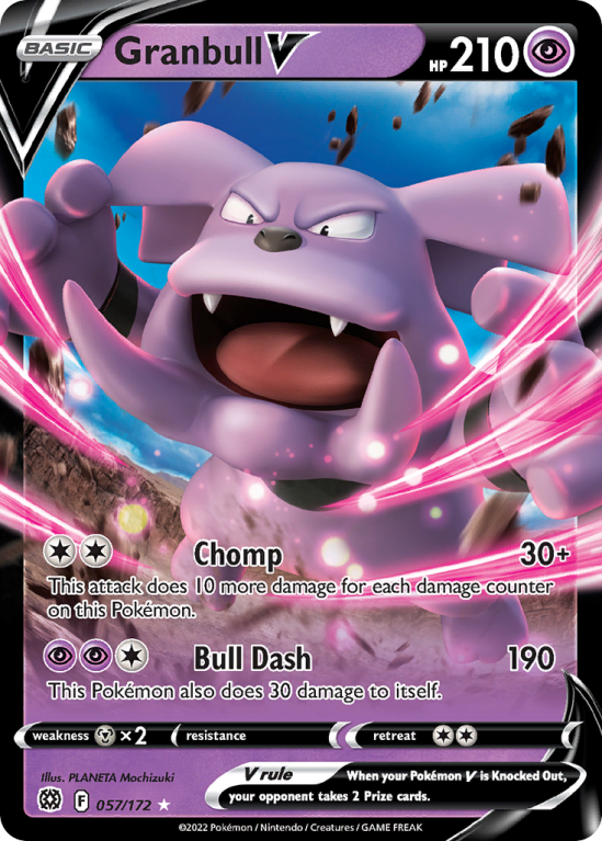 Granbull V 57/172 Sword & Shield Brilliant Stars