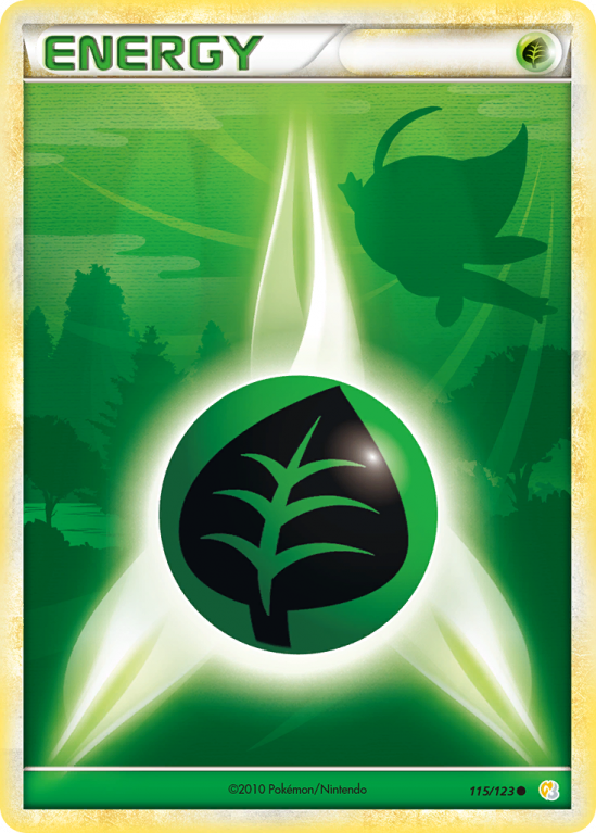 Grass Energy 115/123 HeartGold & SoulSilver HeartGold & SoulSilver