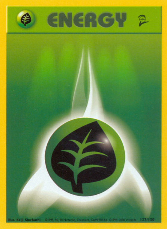 Grass Energy 127/130 Base Base Set 2