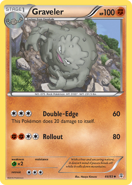 Graveler 44/115 XY Generations
