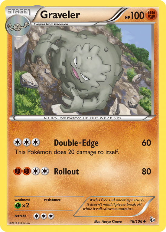 Graveler 46/106 XY Flashfire
