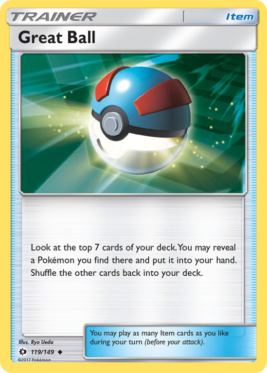 Great Ball 119/149 Sun & Moon Sun & Moon