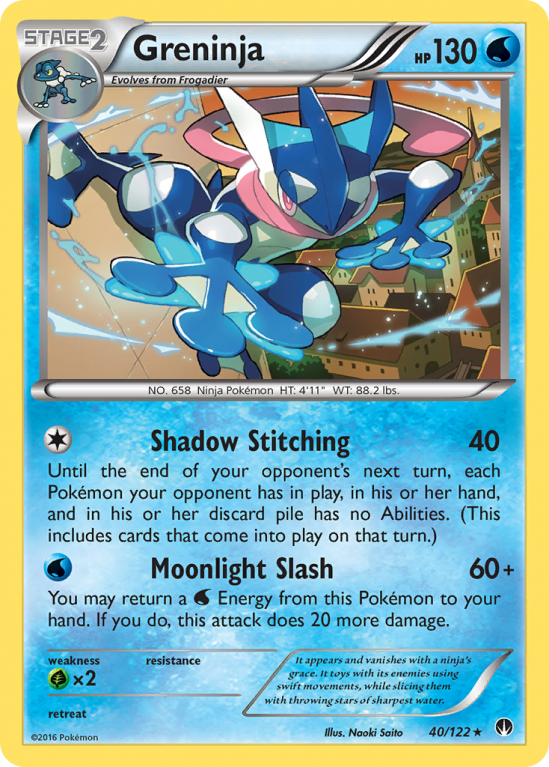 Greninja 40/122 XY BREAKpoint