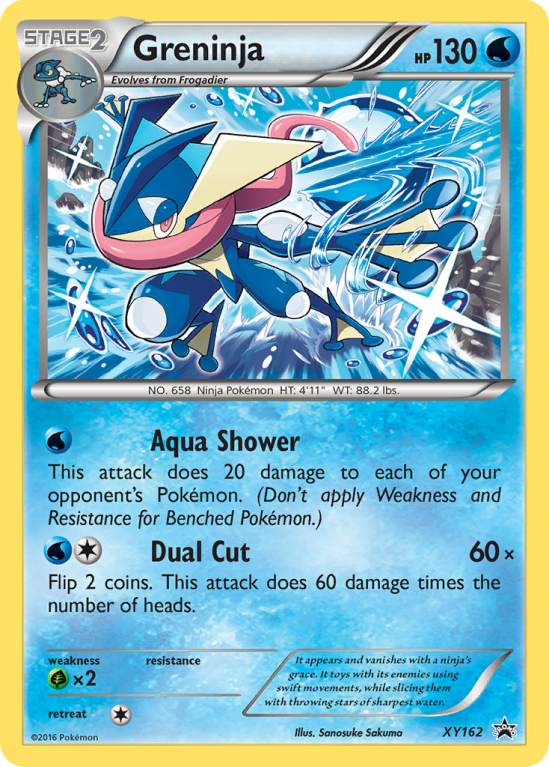 Greninja XY162/183 XY XY Black Star Promos