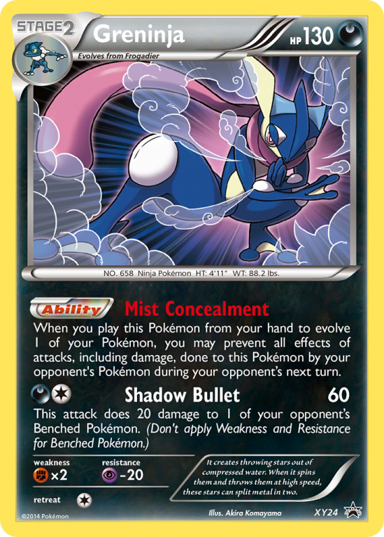 Greninja XY24/183 XY XY Black Star Promos
