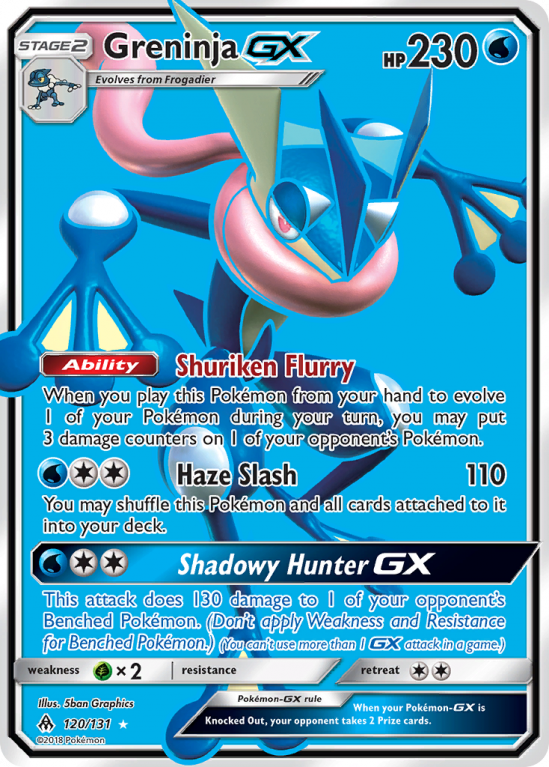 Greninja-GX 120/131 Sun & Moon Forbidden Light