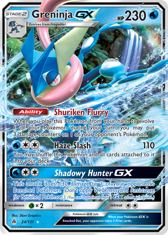 Greninja-GX 24/131 Sun & Moon Forbidden Light
