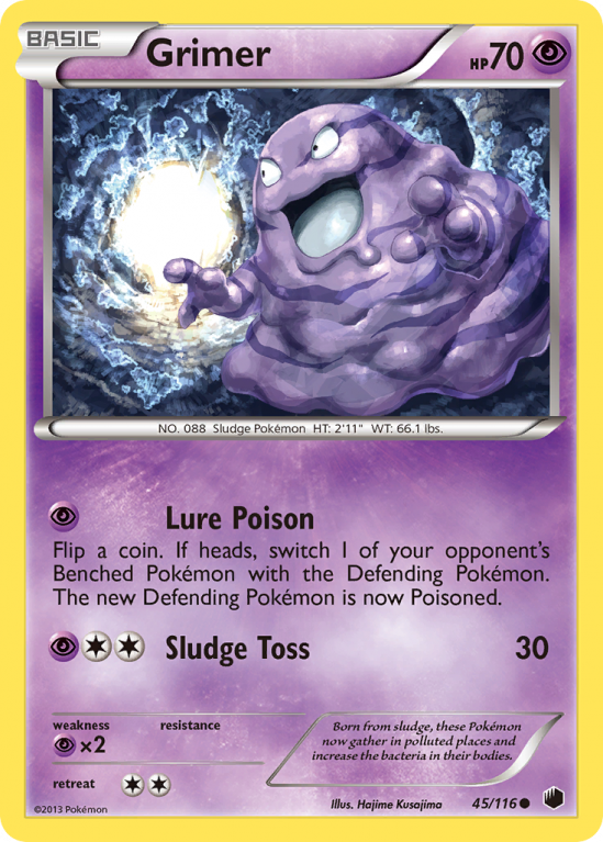Grimer 45/116 Black & White Plasma Freeze