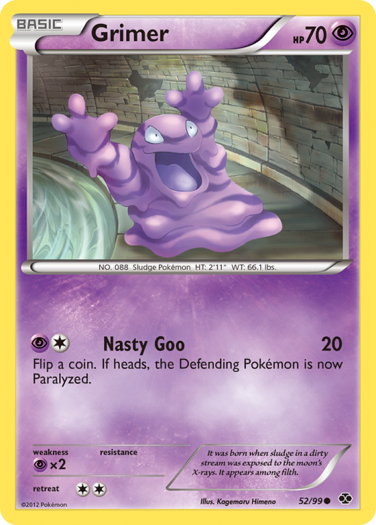 Grimer 52/99 Black & White Next Destinies