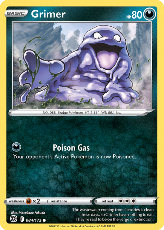 Grimer 84/172 Sword & Shield Brilliant Stars