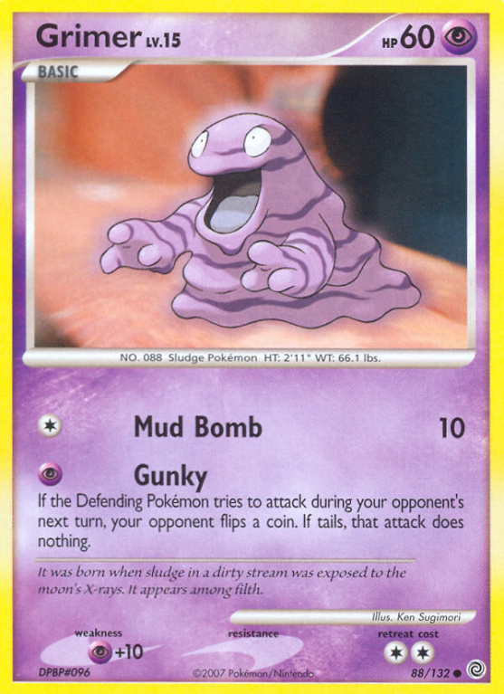 Grimer 88/132 Diamond & Pearl Secret Wonders