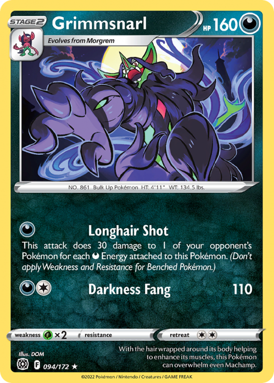 Grimmsnarl 94/172 Sword & Shield Brilliant Stars