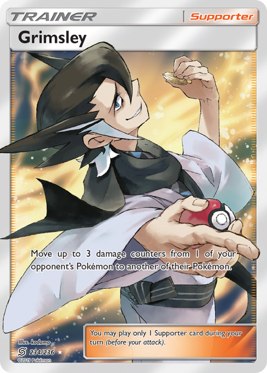 Grimsley 234/236 Sun & Moon Unified Minds