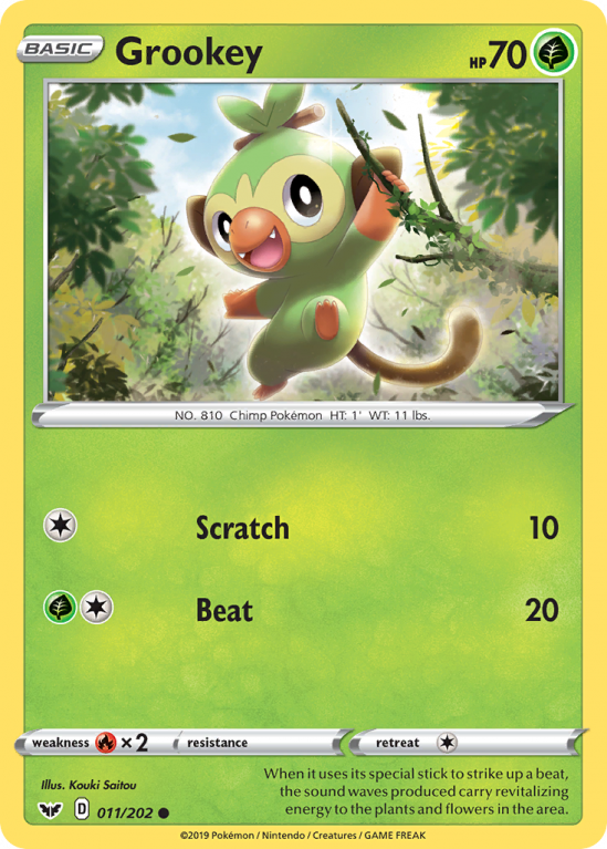 Grookey 11/202 Sword & Shield Sword & Shield