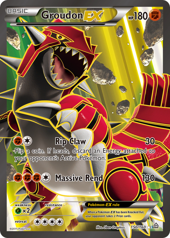 Groudon-EX 150/160 XY Primal Clash