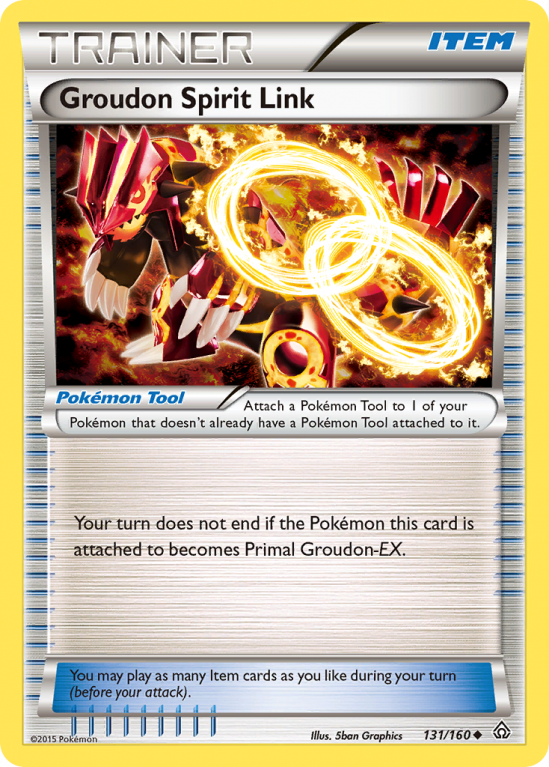 Groudon Spirit Link 131/160 XY Primal Clash