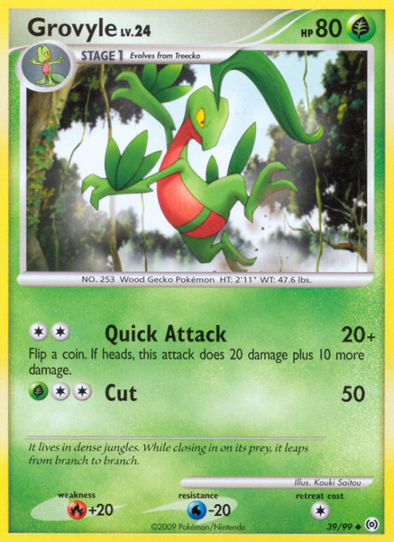 Grovyle 39/99 Platinum Arceus