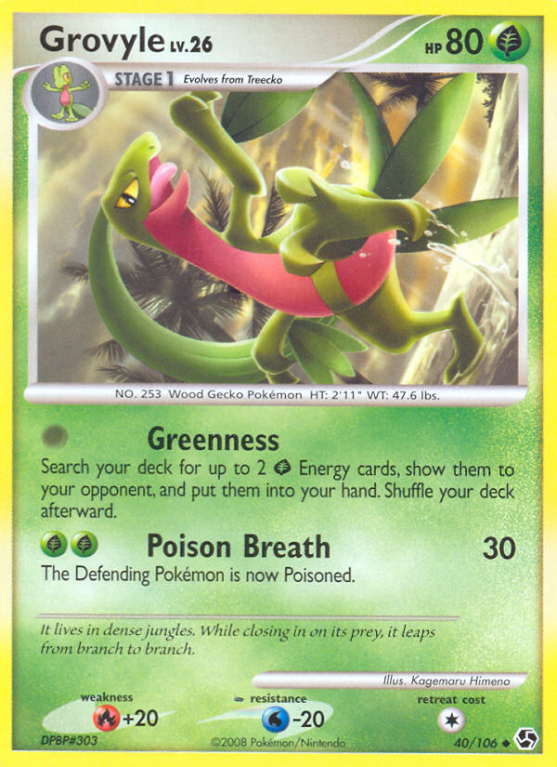 Grovyle 40/106 Diamond & Pearl Great Encounters