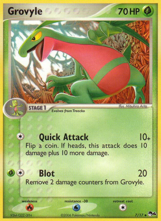 Grovyle 7/17 POP POP Series 4