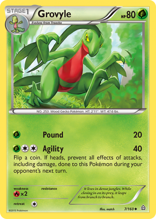 Grovyle 7/160 XY Primal Clash
