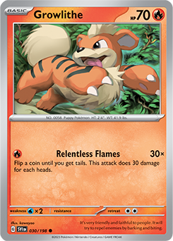 Growlithe 30/198 Scarlet & Violet Scarlet & Violet