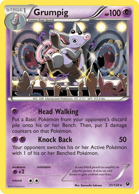 Grumpig 31/124 XY Fates Collide