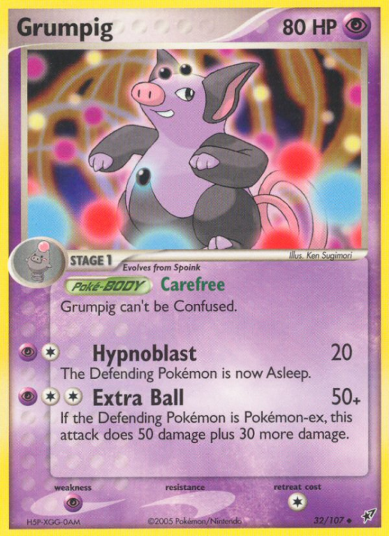 Grumpig 32/107 EX Deoxys