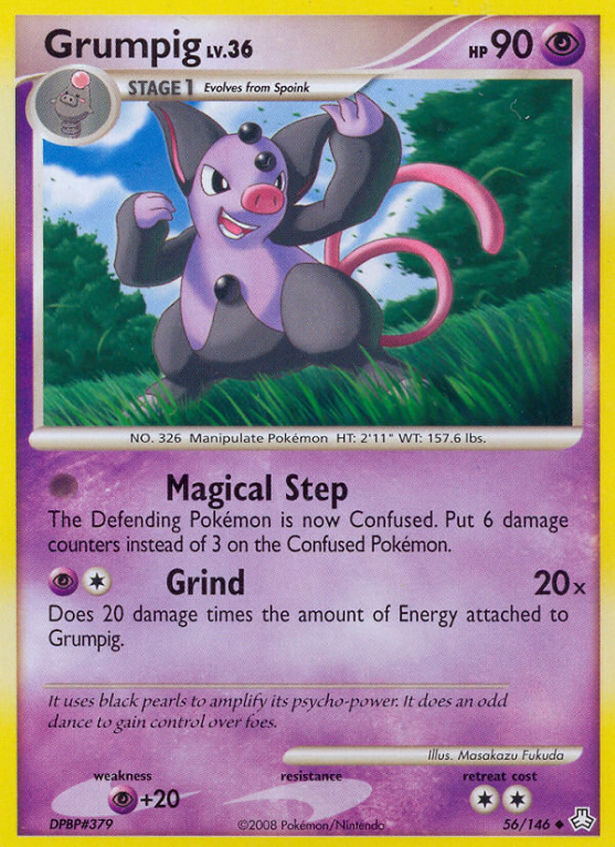 Grumpig 56/146 Diamond & Pearl Legends Awakened