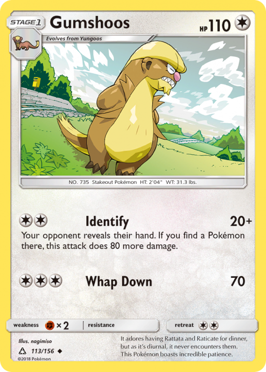 Gumshoos 113/156 Sun & Moon Ultra Prism
