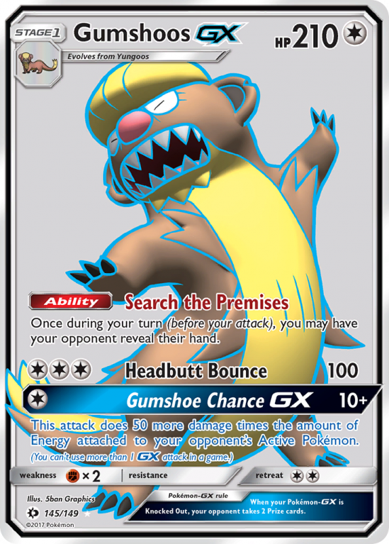 Gumshoos-GX 145/149 Sun & Moon Sun & Moon