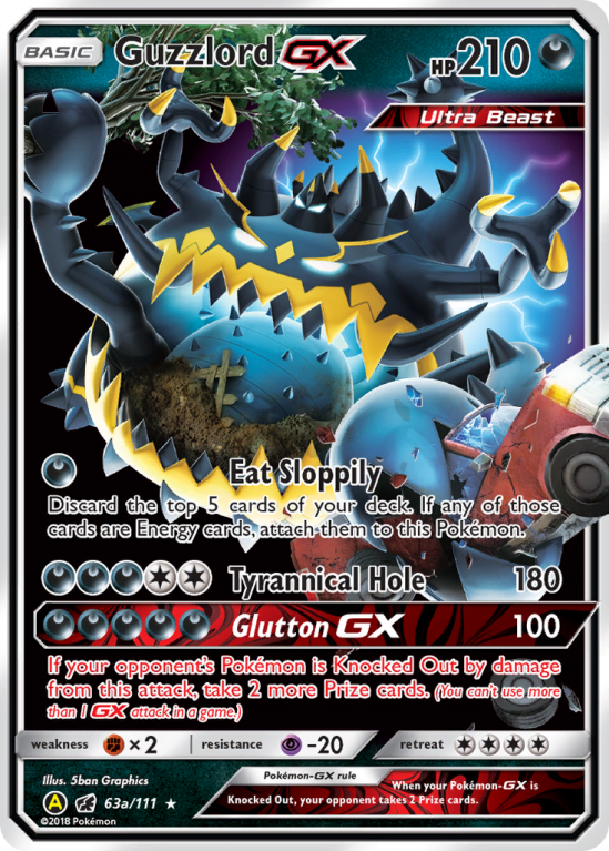 Guzzlord-GX 63a/111 Sun & Moon Crimson Invasion