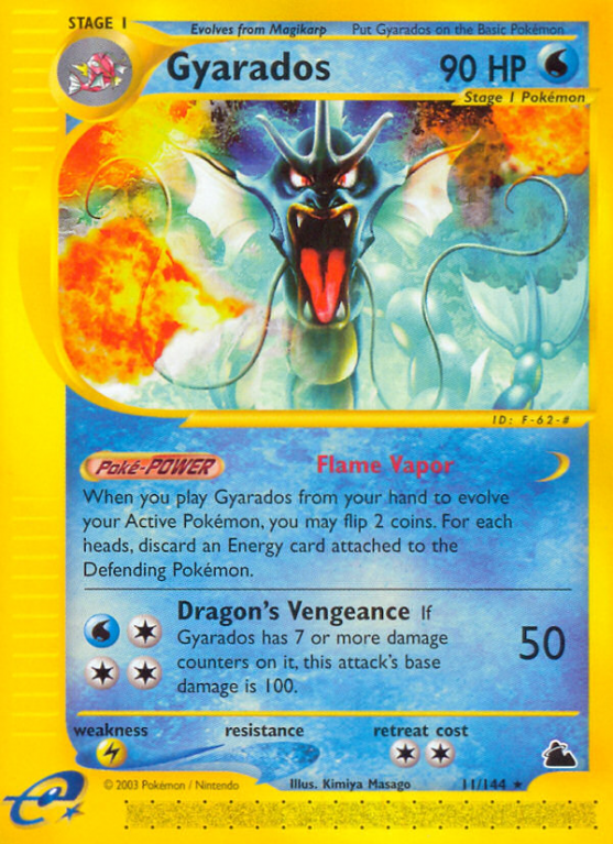 Gyarados 11/182 E-Card Skyridge