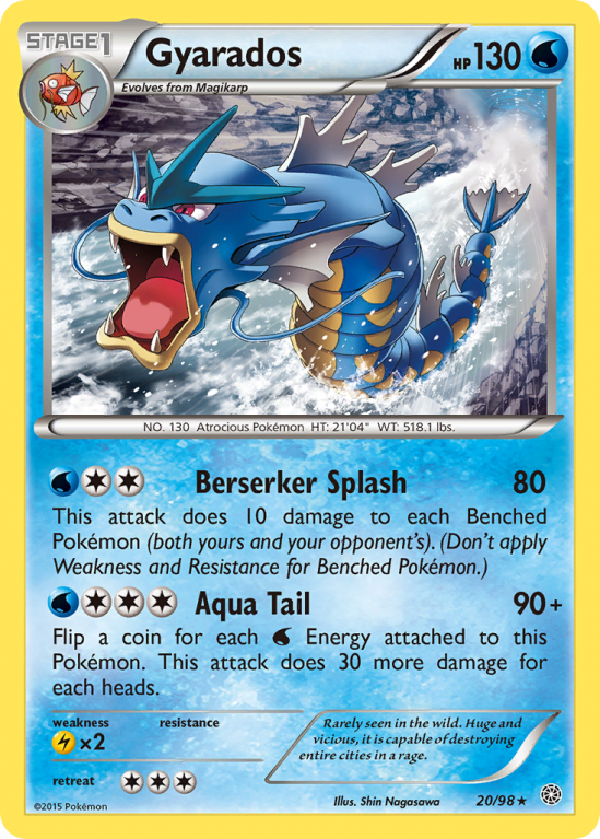 Gyarados 20/98 XY Ancient Origins