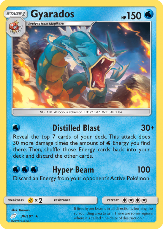Gyarados 30/181 Sun & Moon Team Up