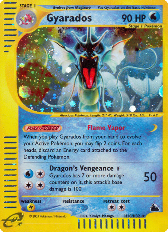 Gyarados H10/182 E-Card Skyridge