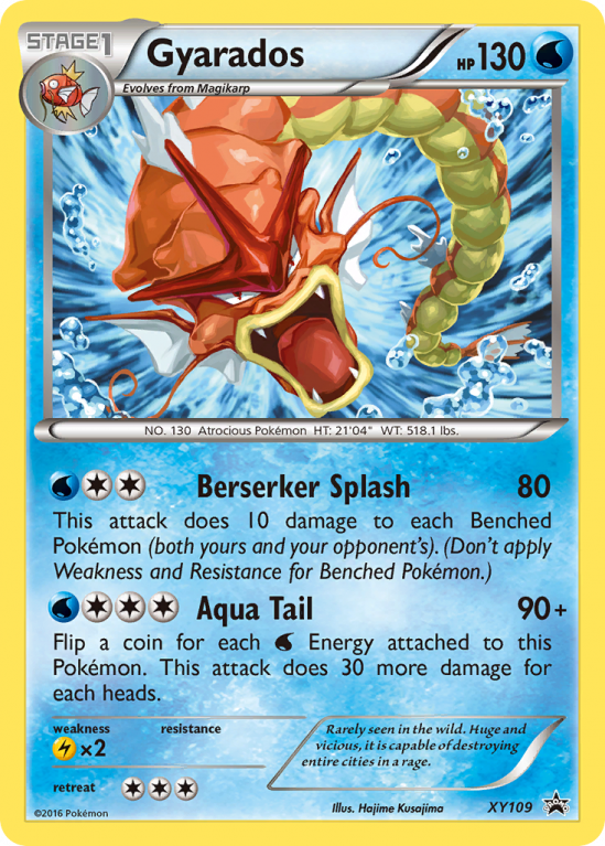 Gyarados XY109/183 XY XY Black Star Promos