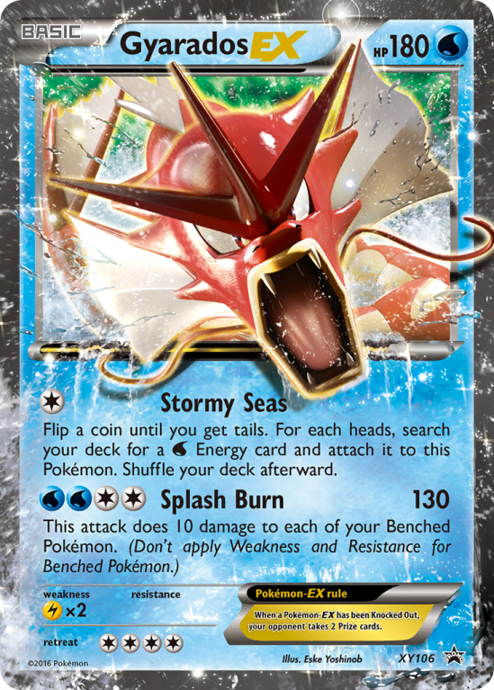 Gyarados-EX XY106/183 XY XY Black Star Promos