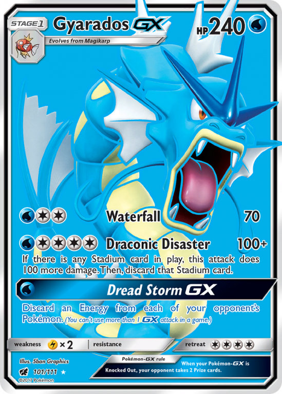 Gyarados-GX 101/111 Sun & Moon Crimson Invasion